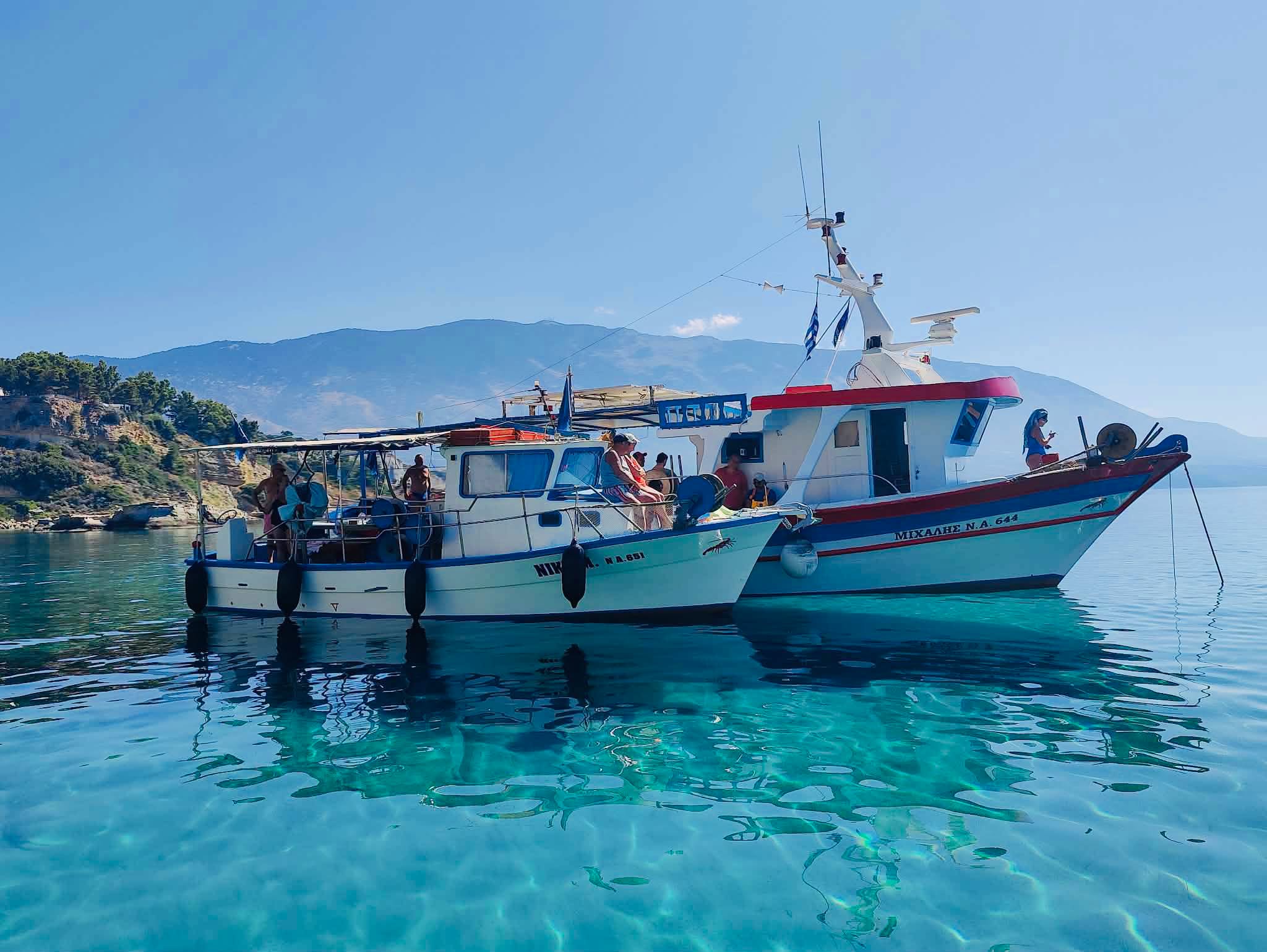Paesaggio mare Cefalonia escursione pesca Antonia